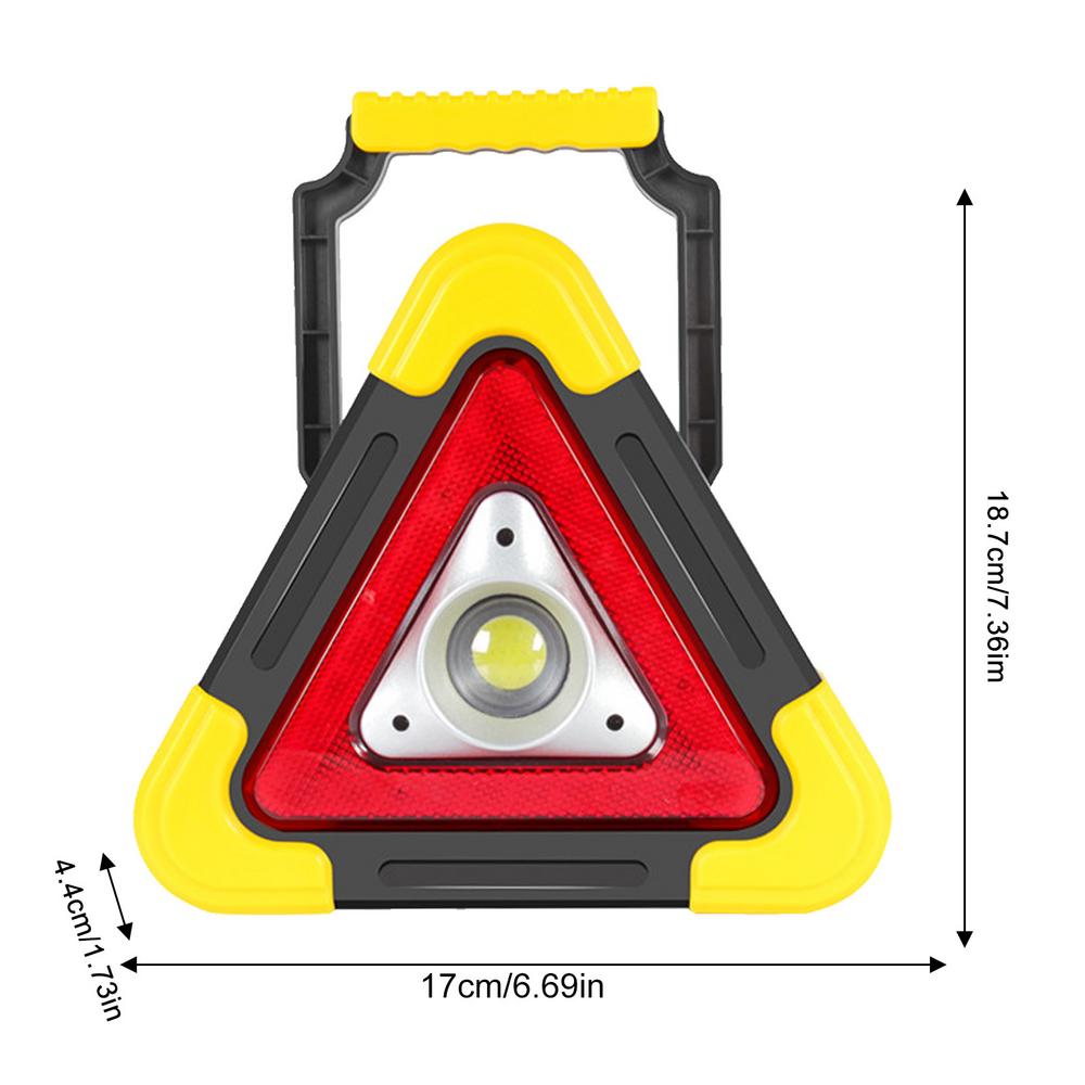 Triangolo di emergenza per auto con luce LED integrata