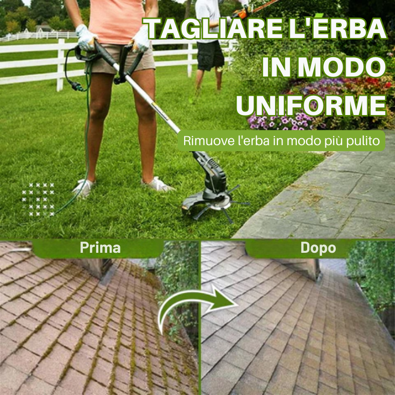 Lama per decespugliatore in acciaio intrecciato a 6 punte ✓