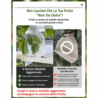 70% OFF | SACCHETTI A RETE RIUTILIZZABILI PER PROTEGGERE FRUTTA E VERDURA