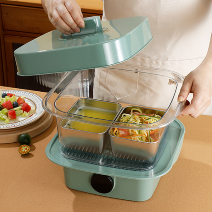 70% DI SCONTO | Contenitore Per Alimenti In Acciaio Inox In Stile Giapponese (13 × 10 × 5 cm)