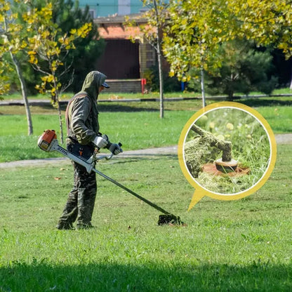 ✨La testa del tosaerba ha 6 bordi in acciaio inossidabile