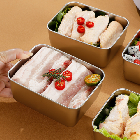 70% DI SCONTO | Contenitore Per Alimenti In Acciaio Inox In Stile Giapponese (13 × 10 × 5 cm)