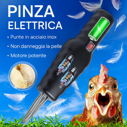 Spiumatrice Portatile E Manuale Per Pollame (230V)