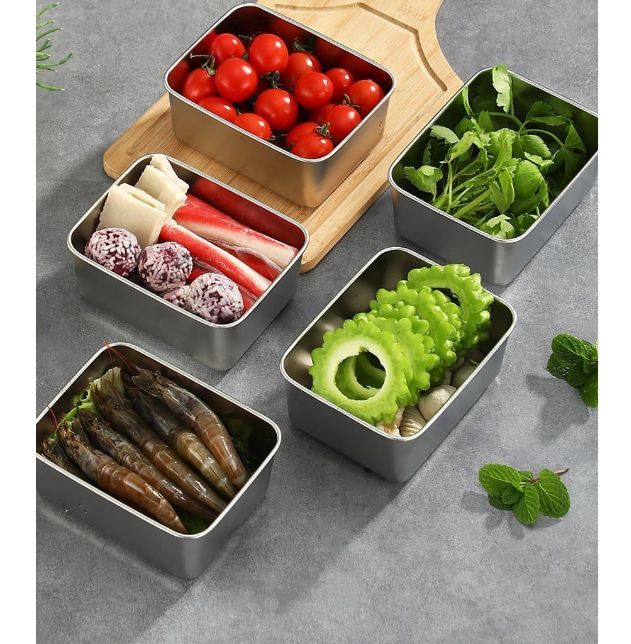 CONTENITORE ANTIBATTERICO PER ALIMENTI IN ACCIAIO SUS316 – 500 ML