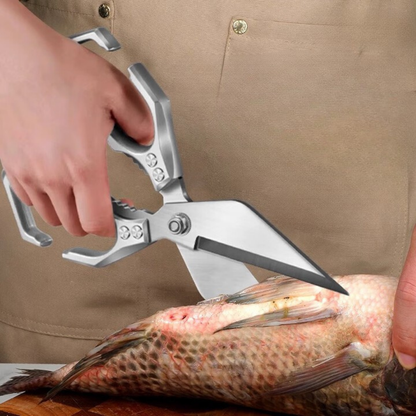 Forbici da cucina grandi in acciaio inox tedesco con lame a forma di diamante ✂️