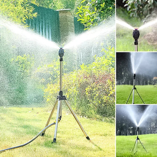 Irrigatore a settori rotante 0-360° con cavalletto treppiede treppiedi kombo🌿