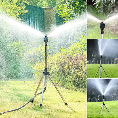 Irrigatore a settori rotante 0-360° con cavalletto treppiede treppiedi kombo🌿