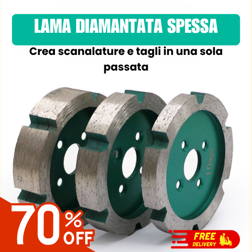 🔝Disco diamantato di classe 1 - Taglia piastrelle e pietre in un solo taglio