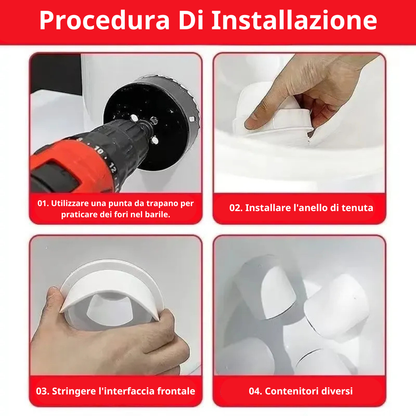 70% OFF | Mangiatoia Automatica Per Polli E Anatre Per Tutti I Tipi Di Secchi – Include Punta Da Trapano E Sega A Tazza