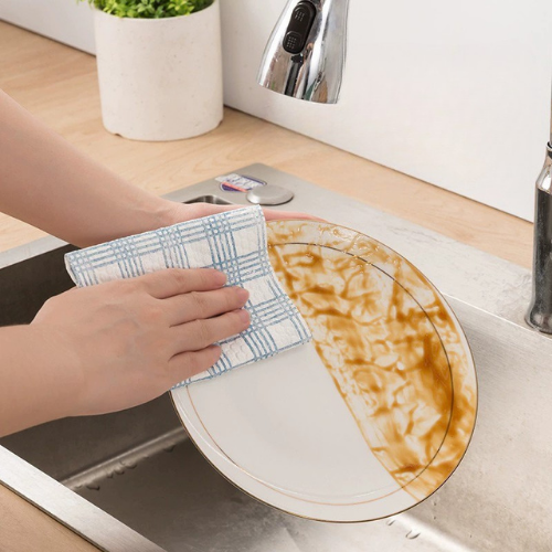 Panno da cucina in rotolo, non lascia pelucchi, non assorbe olio, panno speciale per cucina, per uso a secco e umido, panno multiuso