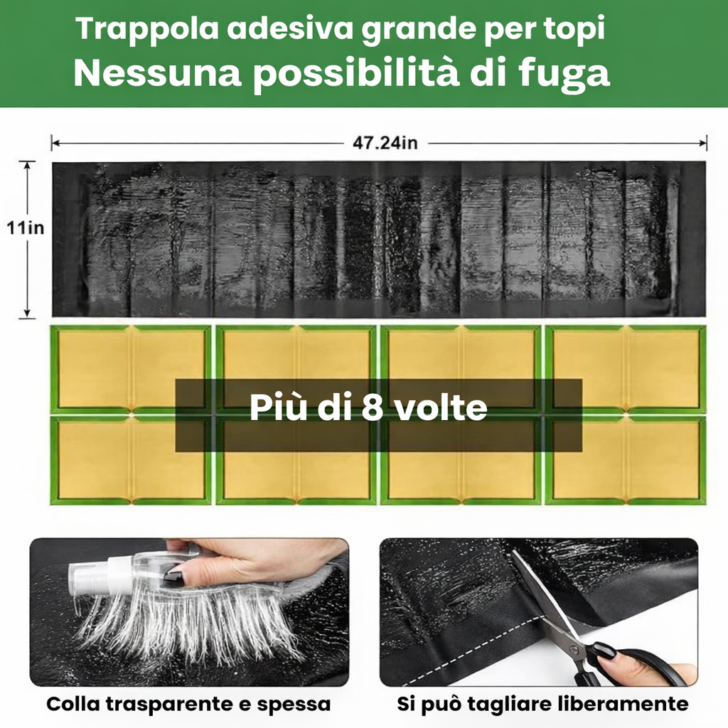 Trappole adesive professionali – Extra grandi per catturare più velocemente