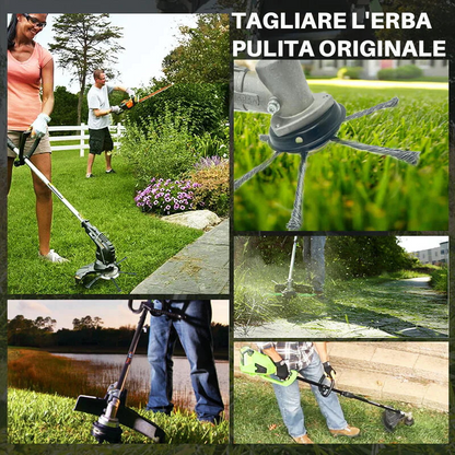 Lama per decespugliatore in acciaio intrecciato a 6 punte ✓