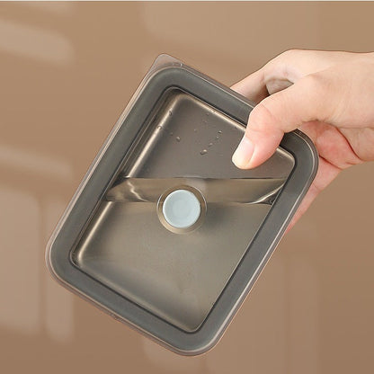 Scatola Antibatterica a Doppio Strato in Acciaio Inox (Con Coperchio Incluso)
