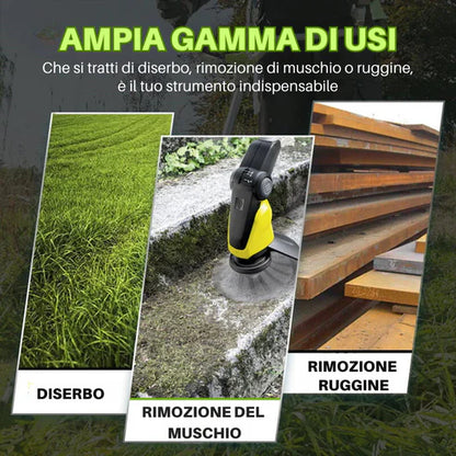 ✨La testa del tosaerba ha 6 bordi in acciaio inossidabile