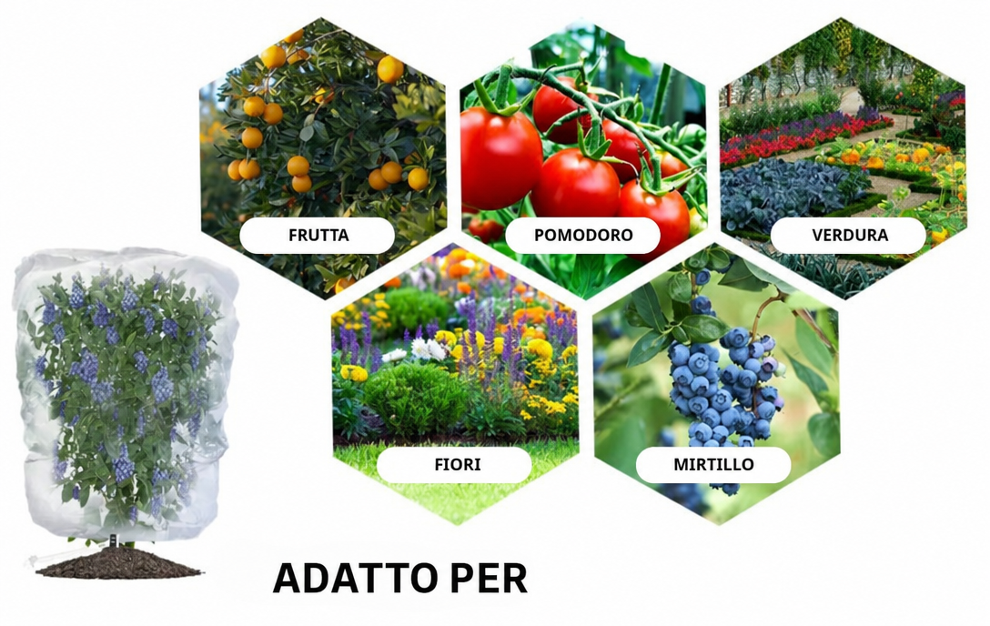 70% OFF | Sacchetti In Rete Traspiranti Riutilizzabili Per La Protezione Di Frutta E Verdura – Proteggi Da Insetti, Moscerini Della Frutta E Uccelli