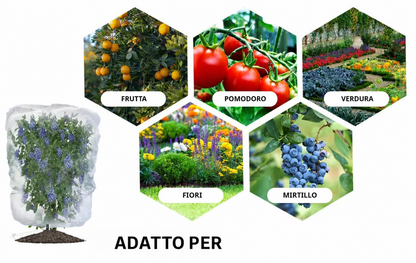 70% OFF | Sacchetti In Rete Traspiranti Riutilizzabili Per La Protezione Di Frutta E Verdura – Proteggi Da Insetti, Moscerini Della Frutta E Uccelli