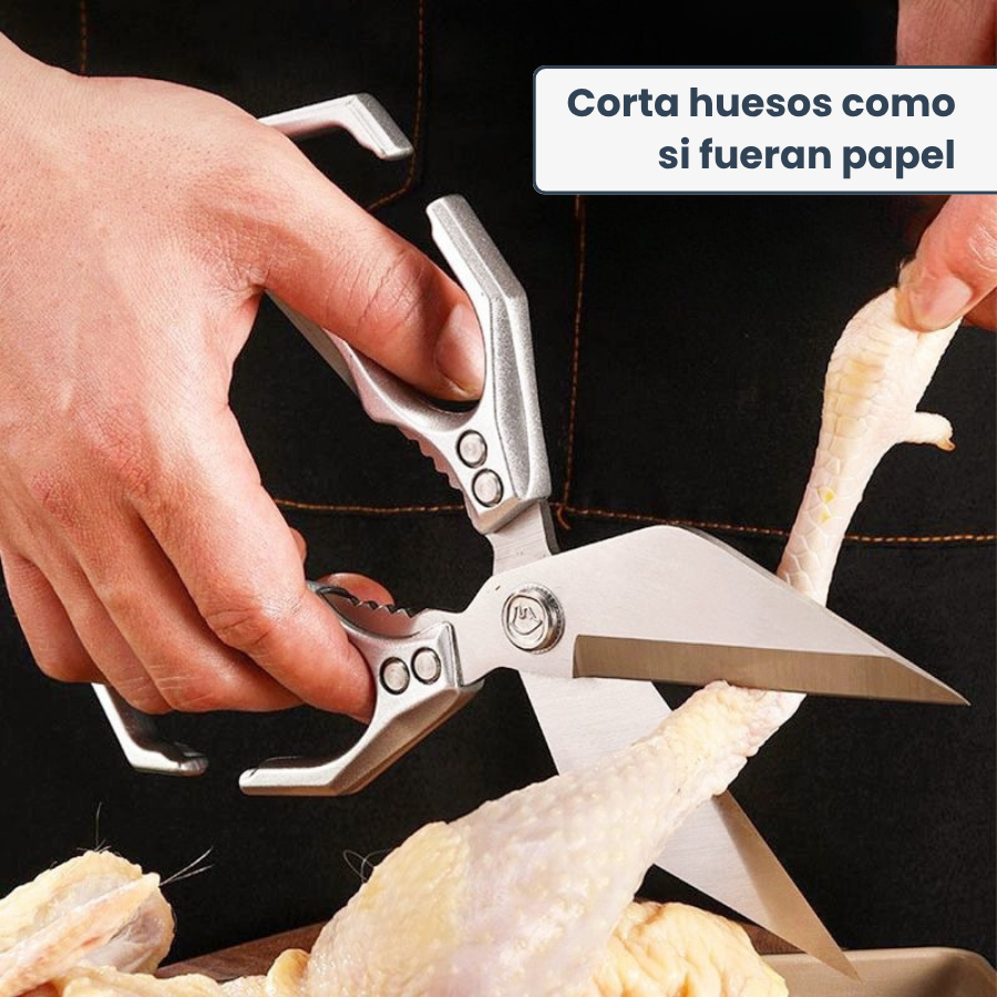 Forbici da cucina grandi in acciaio inox tedesco con lame a forma di diamante ✂️