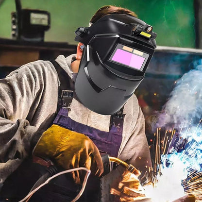 Maschera Di Saldatura Automatica Oscurante Premium Con Luce LED, Leggera E Con Protezione Oculare Totale