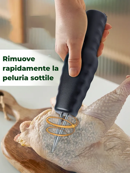Spiumatrice Portatile E Manuale Per Pollame (230V)