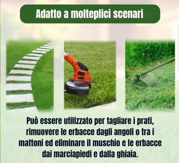 🌿Lama per decespugliatore in acciaio intrecciato a 6 punte