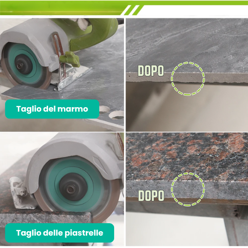 🔝Disco diamantato di classe 1 - Taglia piastrelle e pietre in un solo taglio