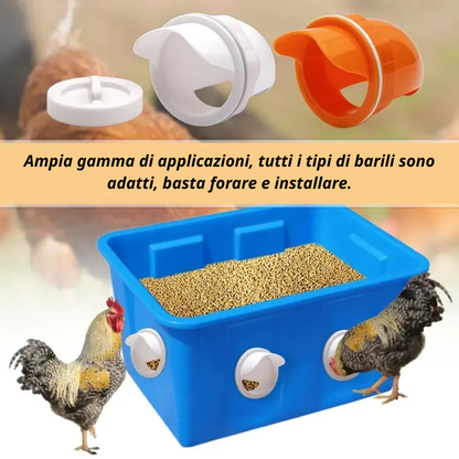 70% OFF | Mangiatoia Automatica Per Polli E Anatre Per Tutti I Tipi Di Secchi – Include Punta Da Trapano E Sega A Tazza