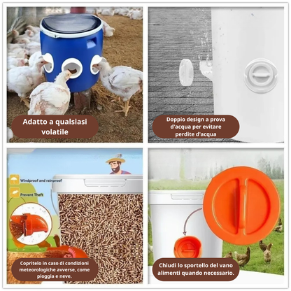70% OFF | Mangiatoia Automatica Per Polli E Anatre Per Tutti I Tipi Di Secchi – Include Punta Da Trapano E Sega A Tazza