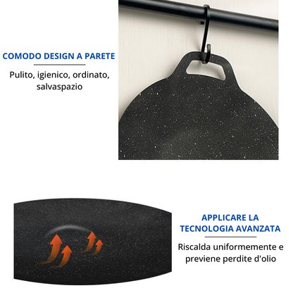 🔥Padella antiaderente multiuso a 6 strati, utilizzabile per piani cottura a induzione