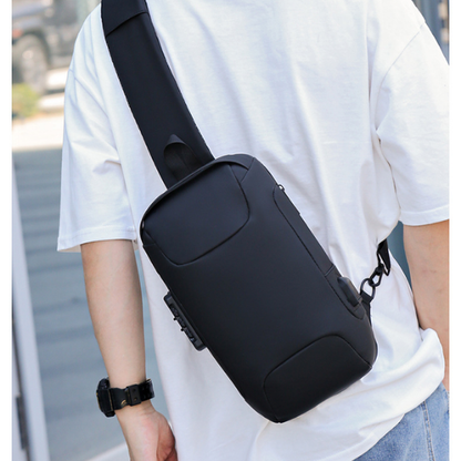 Borsa a tracolla antifurto con ricarica