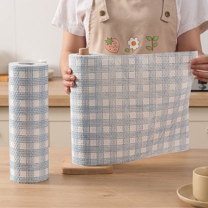 Panno da cucina in rotolo, non lascia pelucchi, non assorbe olio, panno speciale per cucina, per uso a secco e umido, panno multiuso