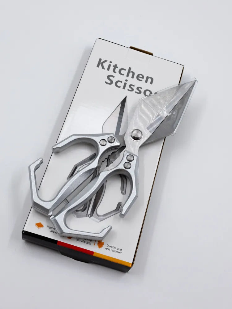 Forbici da cucina grandi in acciaio inox tedesco con lame a forma di diamante ✂️