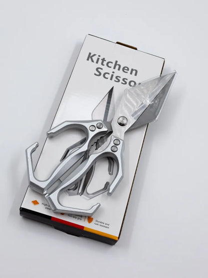 Forbici da cucina grandi in acciaio inox tedesco con lame a forma di diamante ✂️