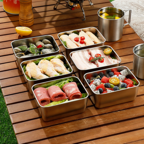70% DI SCONTO | Contenitore Per Alimenti In Acciaio Inox In Stile Giapponese (13 × 10 × 5 cm)