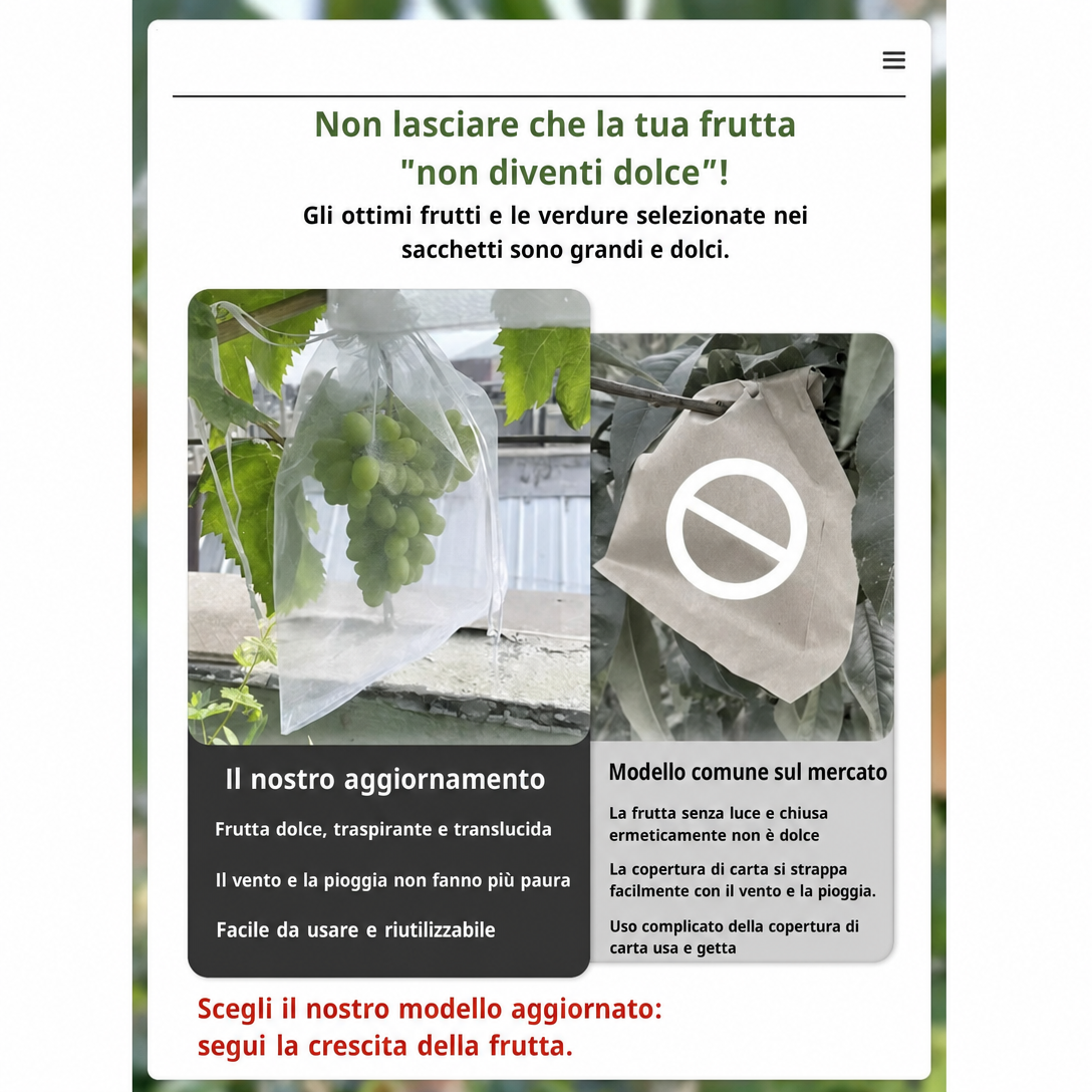 70% OFF | Sacchetti In Rete Traspiranti Riutilizzabili Per La Protezione Di Frutta E Verdura – Proteggi Da Insetti, Moscerini Della Frutta E Uccelli