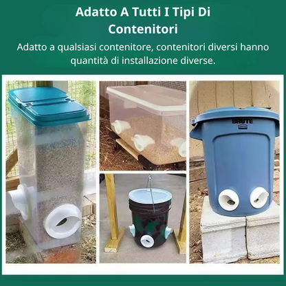70% OFF | Mangiatoia Automatica Per Polli E Anatre Per Tutti I Tipi Di Secchi – Include Punta Da Trapano E Sega A Tazza