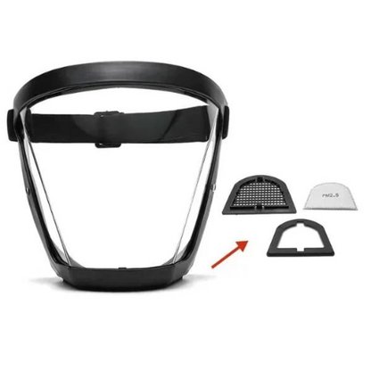 70% OFF | La visiera protegge il viso dalle polveri sottili e dalla nebbia