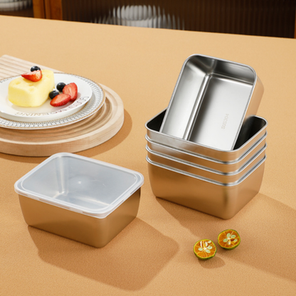 70% DI SCONTO | Contenitore Per Alimenti In Acciaio Inox In Stile Giapponese (13 × 10 × 5 cm)