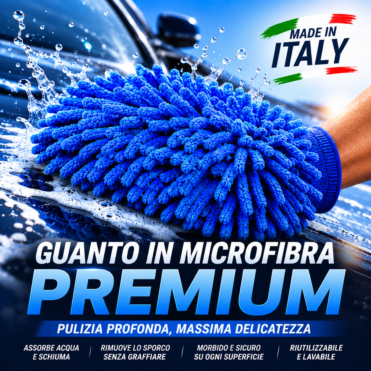 70% OFF | Guanto Lavauto In Microfibra Premium – La Versione Migliorata Di Spugne E Panni Tradizionali