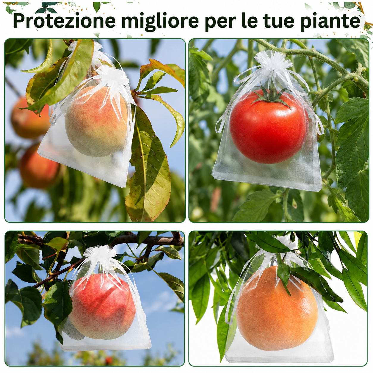 70% OFF | SACCHETTI A RETE RIUTILIZZABILI PER PROTEGGERE FRUTTA E VERDURA