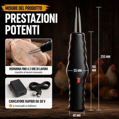 Macchina spiumatrice elettrica per polli, anatre e quaglie (Bản sao)