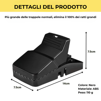 Trappola per Topi Superpotente – Robusta, Precisa, Nessuna Fuga
