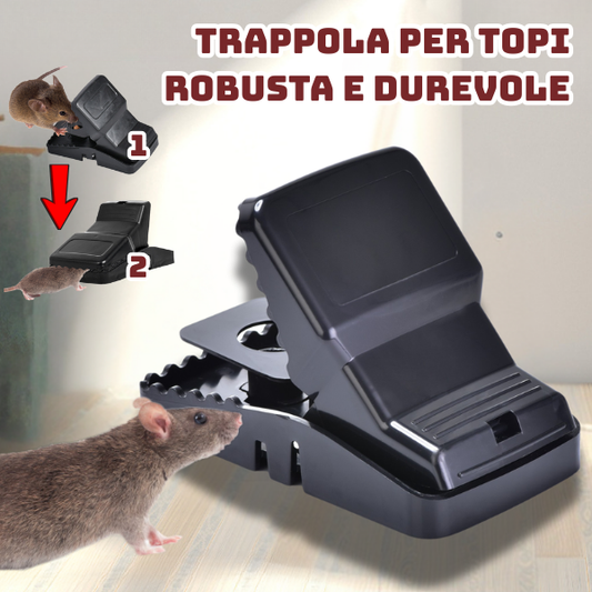 70% OFF | Trappola per Topi Superpotente – Robusta, Precisa, Nessuna Fuga