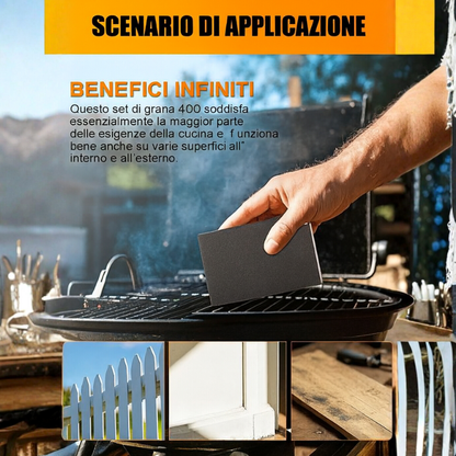 Spugna Multiuso al Diamante – Pulisce Pentole, Padelle, Lavelli, Taglieri e Scarpe