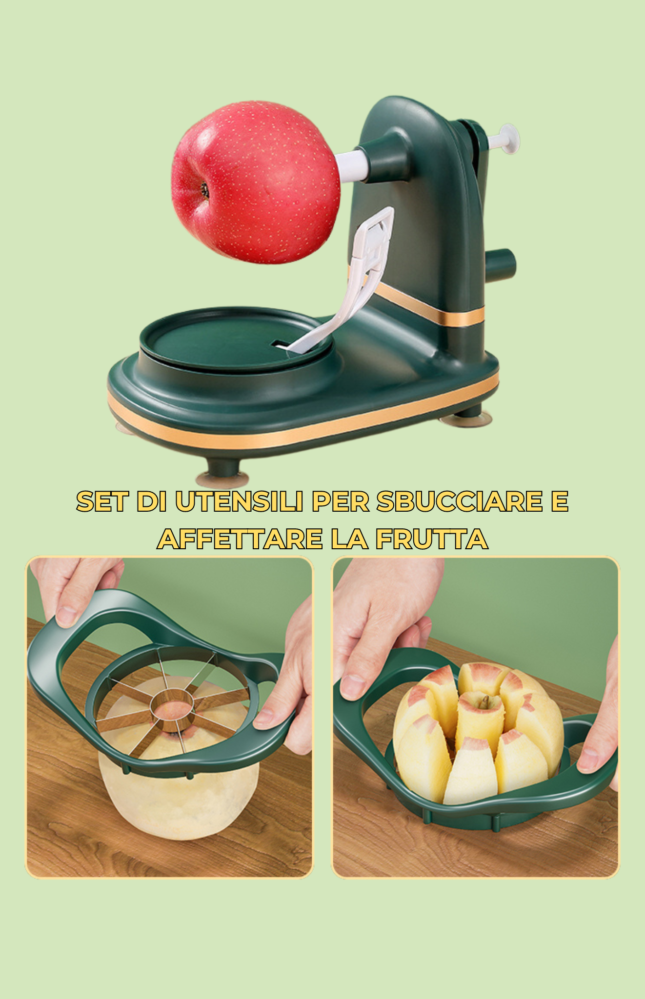 TAOPE 3 Pezzi Pelapatate Professionale, Pelapatate Da Cucina Pelapatate In Acciaio Inox, Pela Universale Sbucciatore Manuale Per Verdure Varie Patate Carota Frutta, Grigio, Beige E Blu - Foto 4