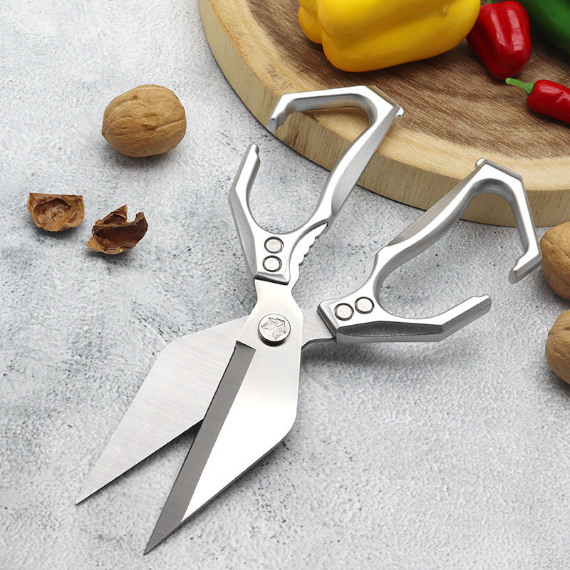 Forbici da cucina grandi in acciaio inox tedesco con lame a forma di diamante ✂️