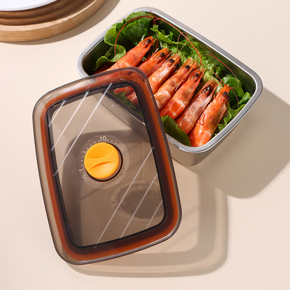 ✨70% OFF | Contenitore Per Alimenti In Acciaio Inossidabile 316 Con Coperchio Sottovuoto