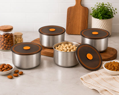 PORTAPRANZO PREMIUM IN ACCIAIO INOX 304 CON COPERCHIO ERMETICO | CAPACITÀ 900 ML