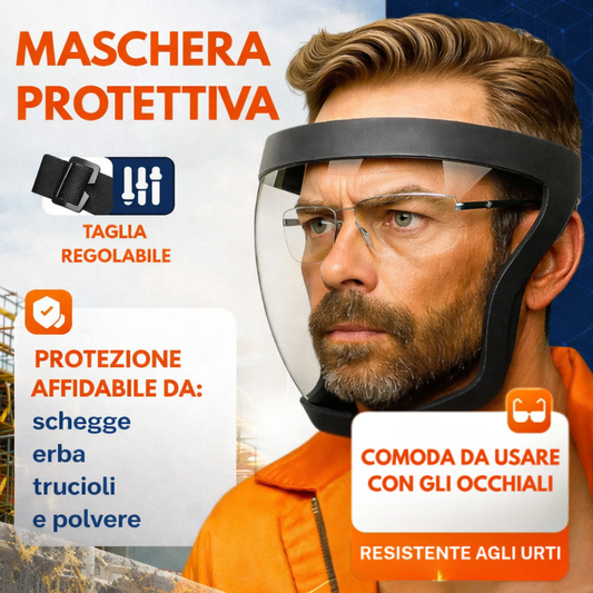 70% OFF | La Visiera Protegge Il Viso Dalle Polveri Sottili E Dalla Nebbia
