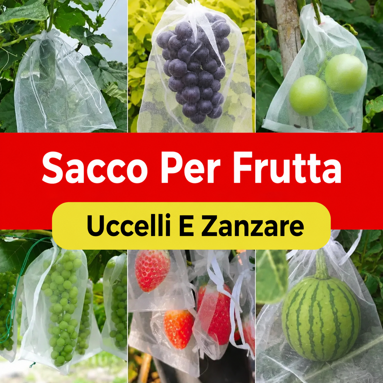 70% OFF | SACCHETTI A RETE RIUTILIZZABILI PER PROTEGGERE FRUTTA E VERDURA