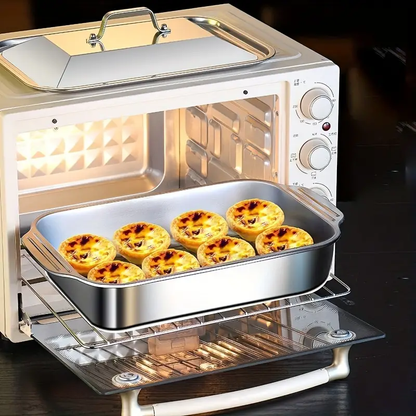 Vassoio Di Cottura In Acciaio Inox SUS304 Per Pentole Calde, Pesce Al Vapore, Cottura Al Forno E Conservazione Degli Alimenti